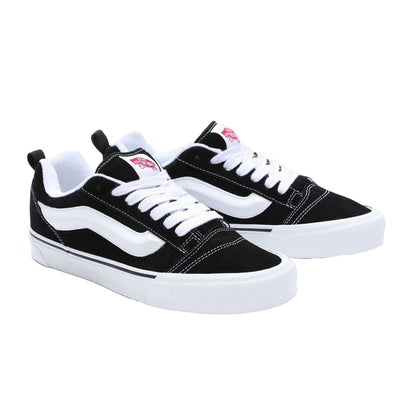 Black-White - Lifestyle - Vans Mens Knu Skool Padded Suede Skate Shoes