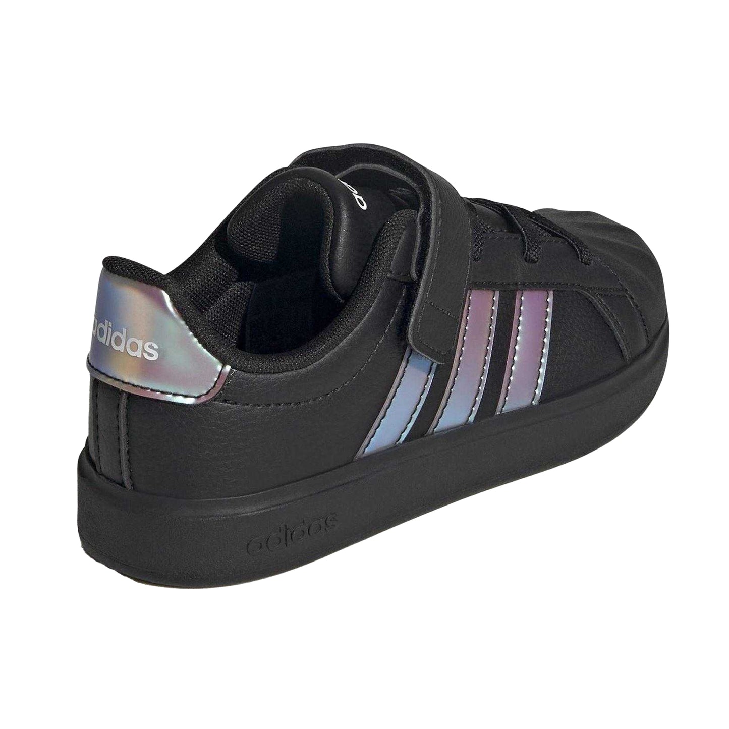 Black - Back - Adidas Baby Street Talk Canvas Shoes