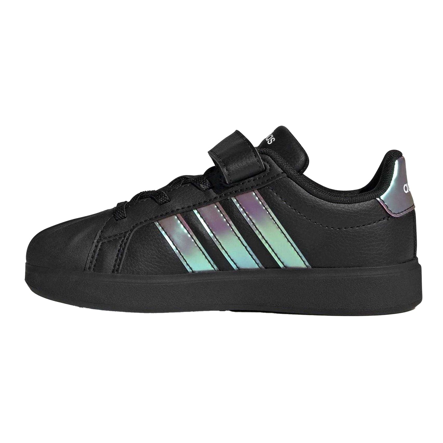 Black - Side - Adidas Baby Street Talk Canvas Shoes