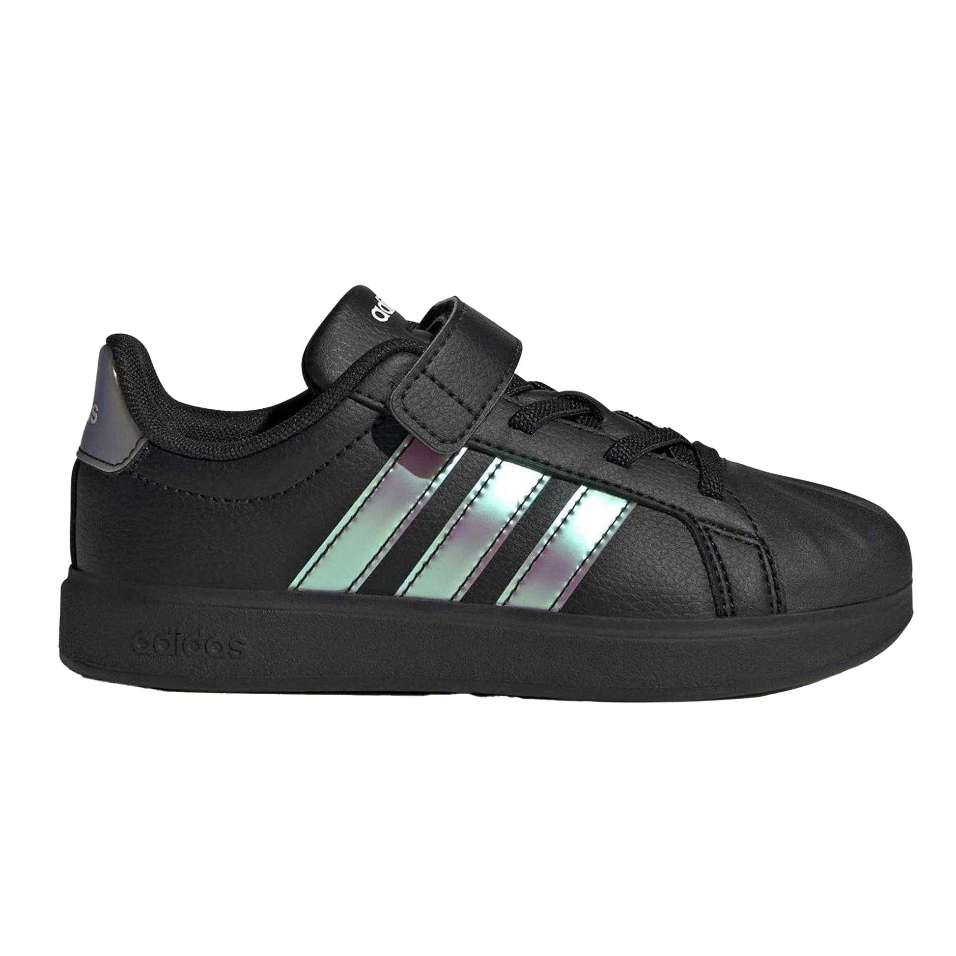 Black - Front - Adidas Baby Street Talk Canvas Shoes