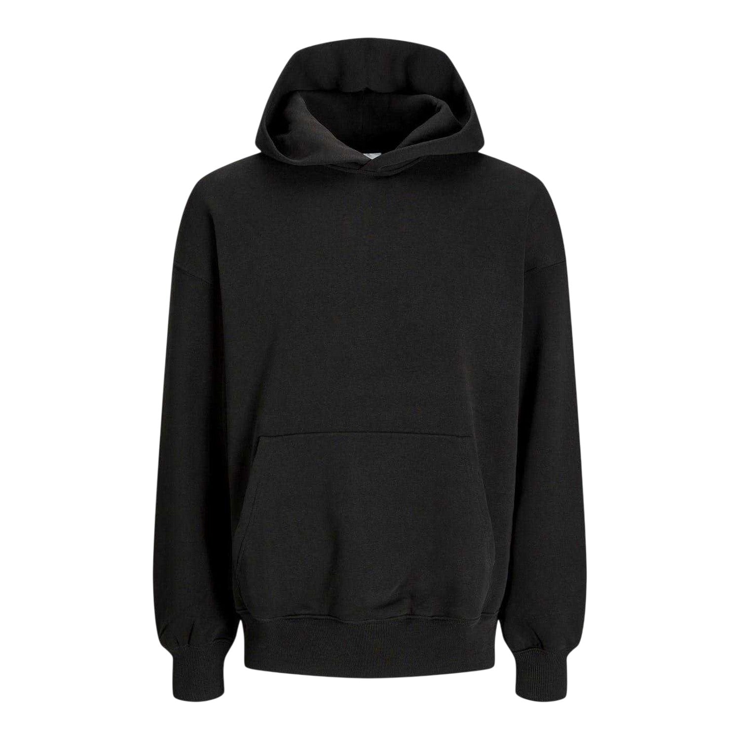 Black - Front - Jack And Jones Mens Brushed Hoodie