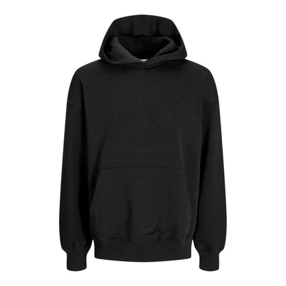 Black - Front - Jack And Jones Mens Brushed Hoodie