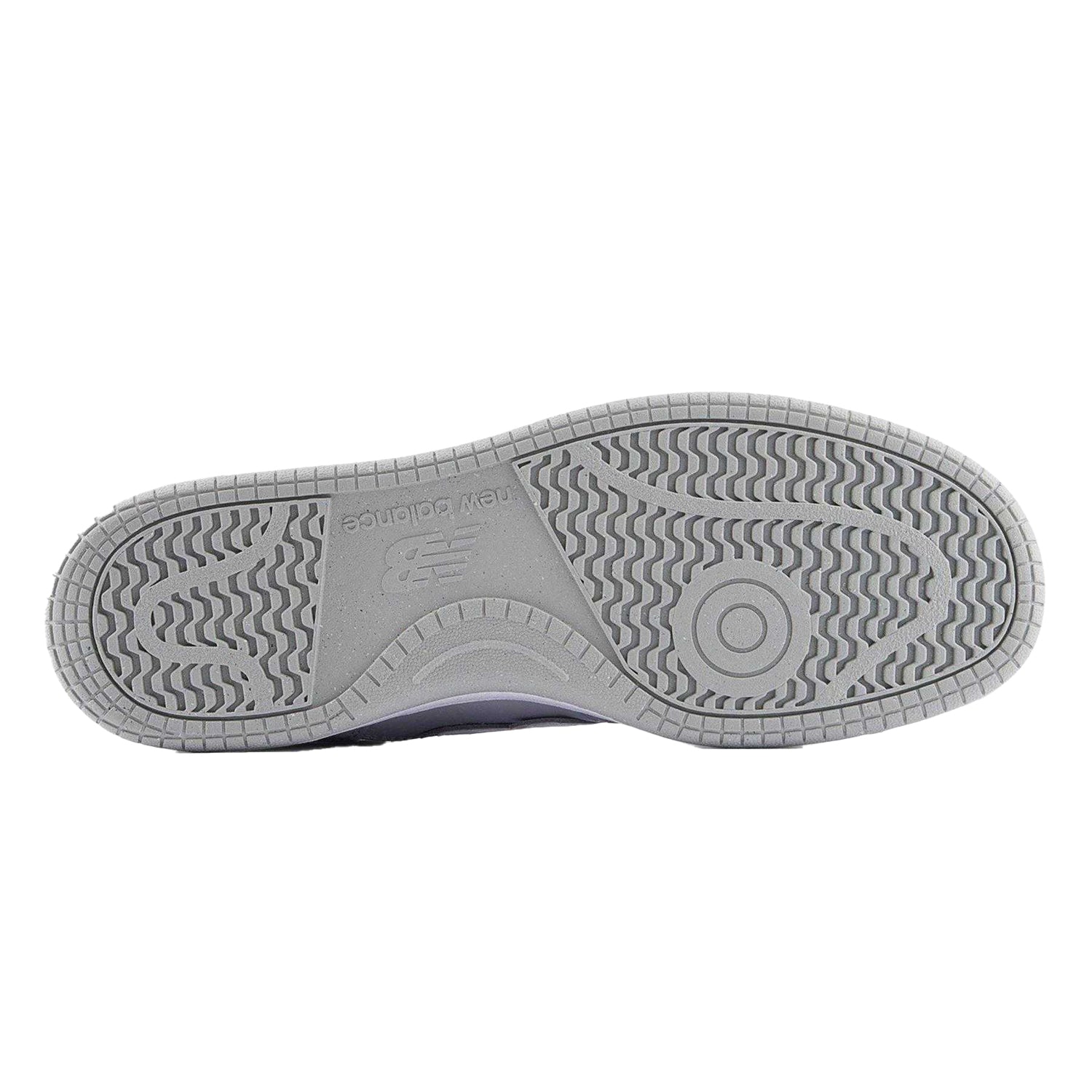 Grey-White - Lifestyle - New Balance Mens BB480IGB Leather Trainers