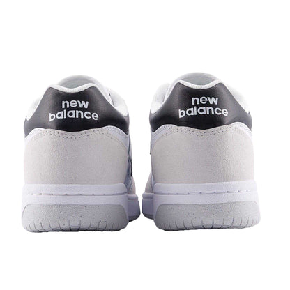 White-Black - Back - New Balance Mens BB480IGB Leather Trainers