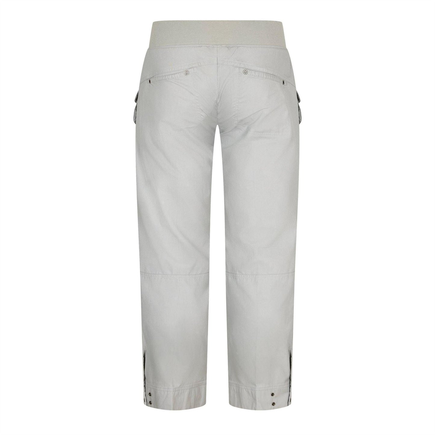 Grey - Back - Puma Mens Pinstripe Pull-On Trousers