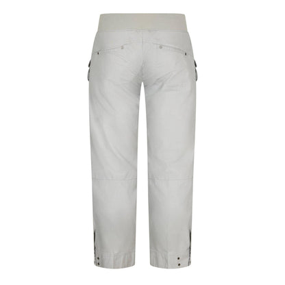 Grey - Back - Puma Mens Pinstripe Pull-On Trousers
