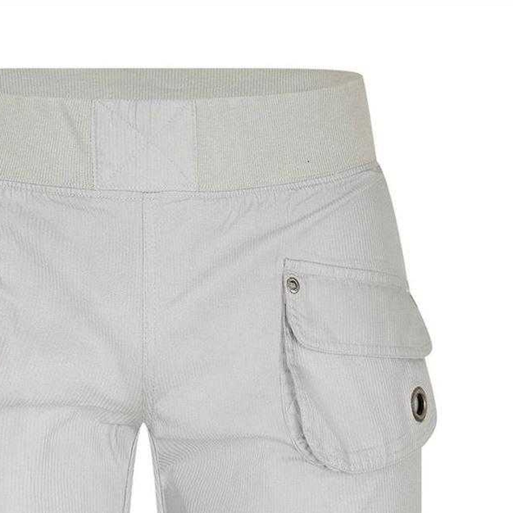 Grey - Side - Puma Mens Pinstripe Pull-On Trousers