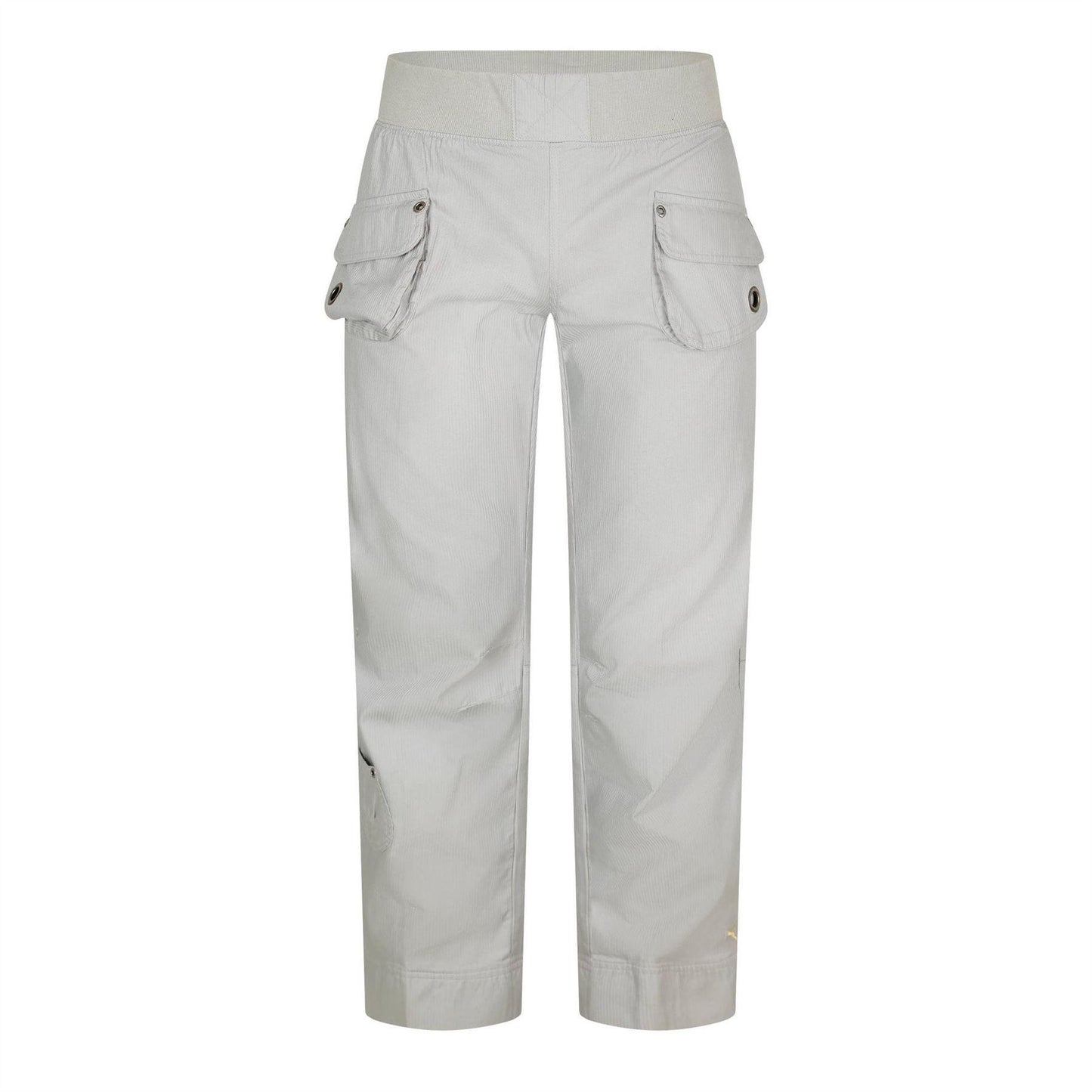 Grey - Front - Puma Mens Pinstripe Pull-On Trousers