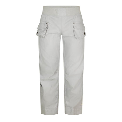 Grey - Front - Puma Mens Pinstripe Pull-On Trousers