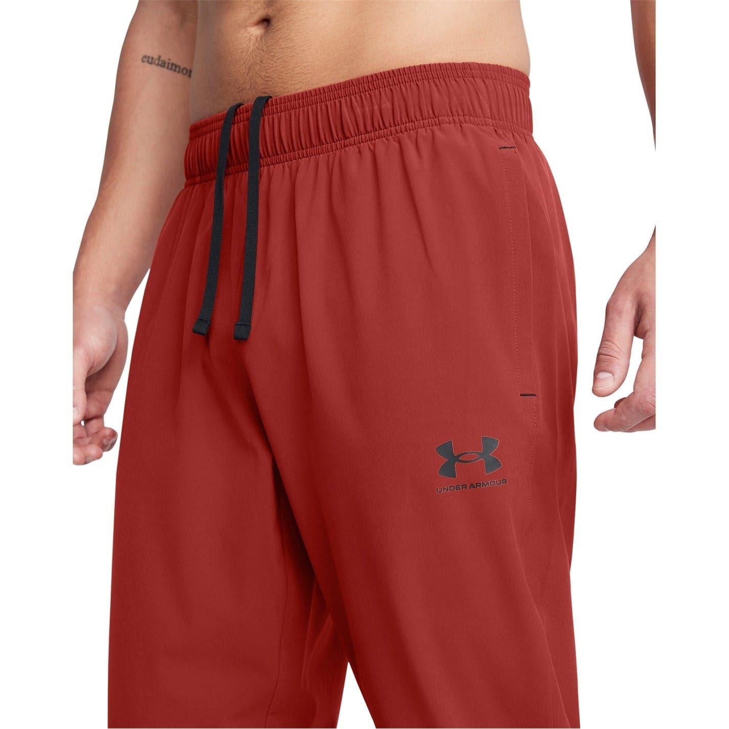 Orange - Side - Under Armour Mens Challenger Pro Long-Sleeved Tracksuit