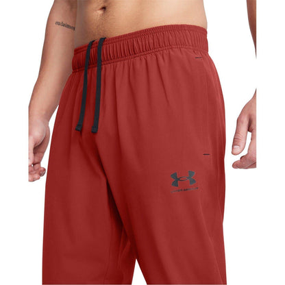 Orange - Side - Under Armour Mens Challenger Pro Long-Sleeved Tracksuit