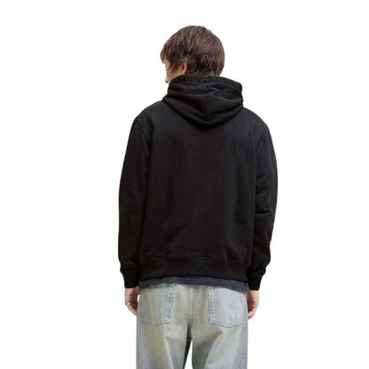 Black - Back - Jack And Jones Mens Relaxed Fit Hoodie
