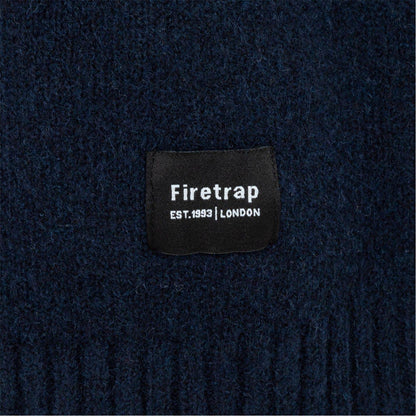Navy - Lifestyle - Firetrap Mens Crew Neck Sleeveless Sweater Vest
