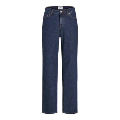 Dark Blue - Front - JJXX Womens-Ladies Loose Jeans