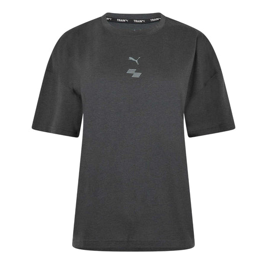 Dark Grey - Front - Puma Womens-Ladies Hyrox Performance Gym Top