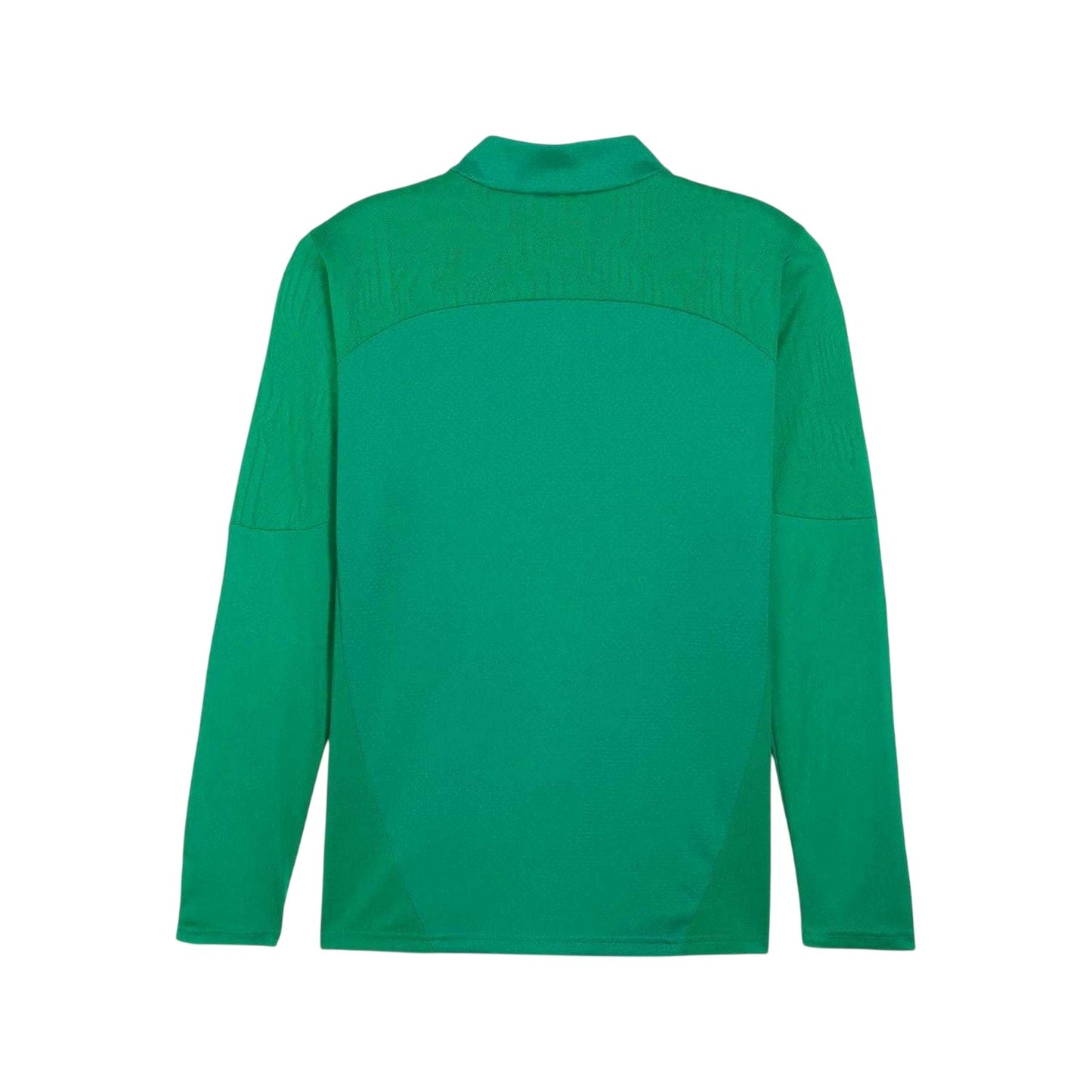 Green - Back - Puma Mens TeamFinal 24 Quarter Zip Training Top