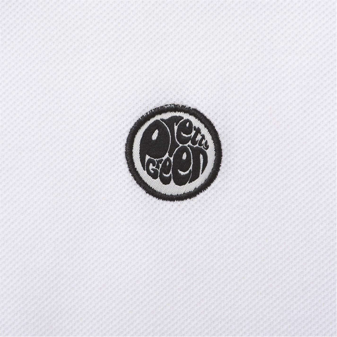 White - Lifestyle - Pretty Green Mens Barton Short-Sleeved Polo Shirt