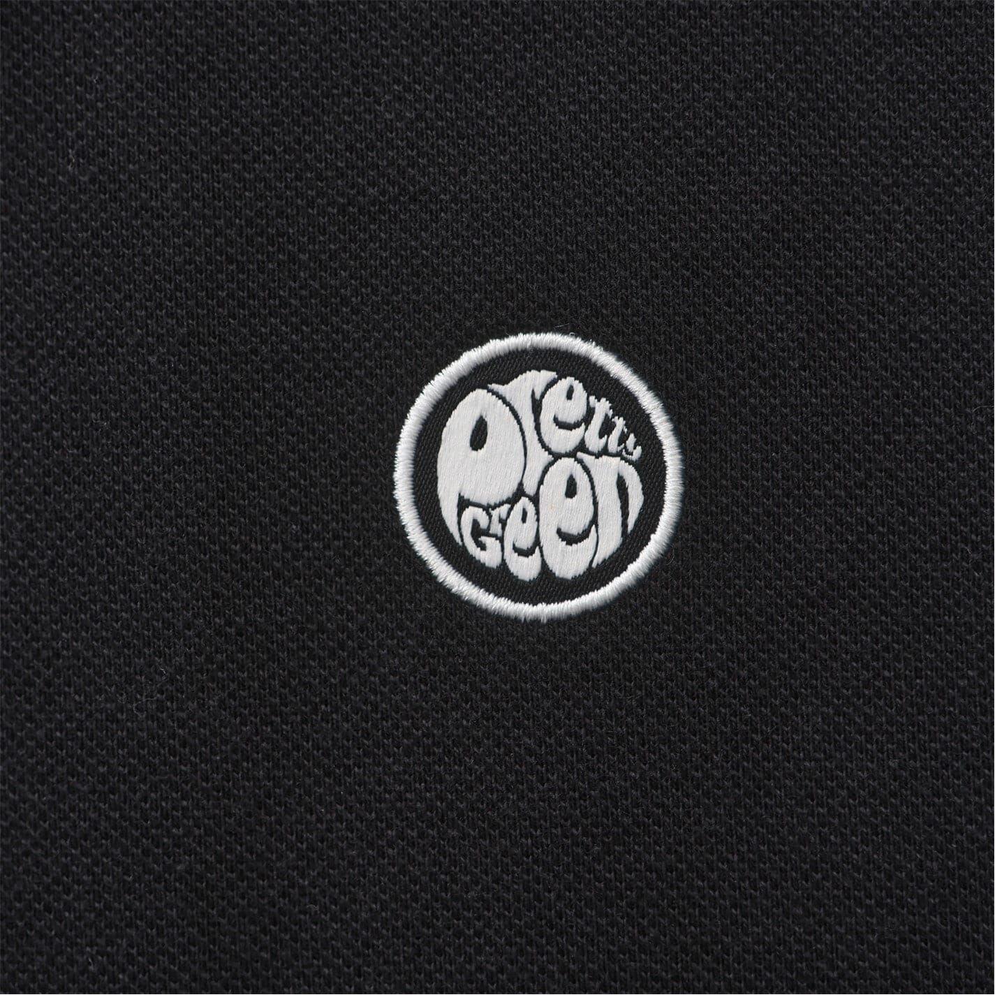 Black - Lifestyle - Pretty Green Mens Barton Short-Sleeved Polo Shirt