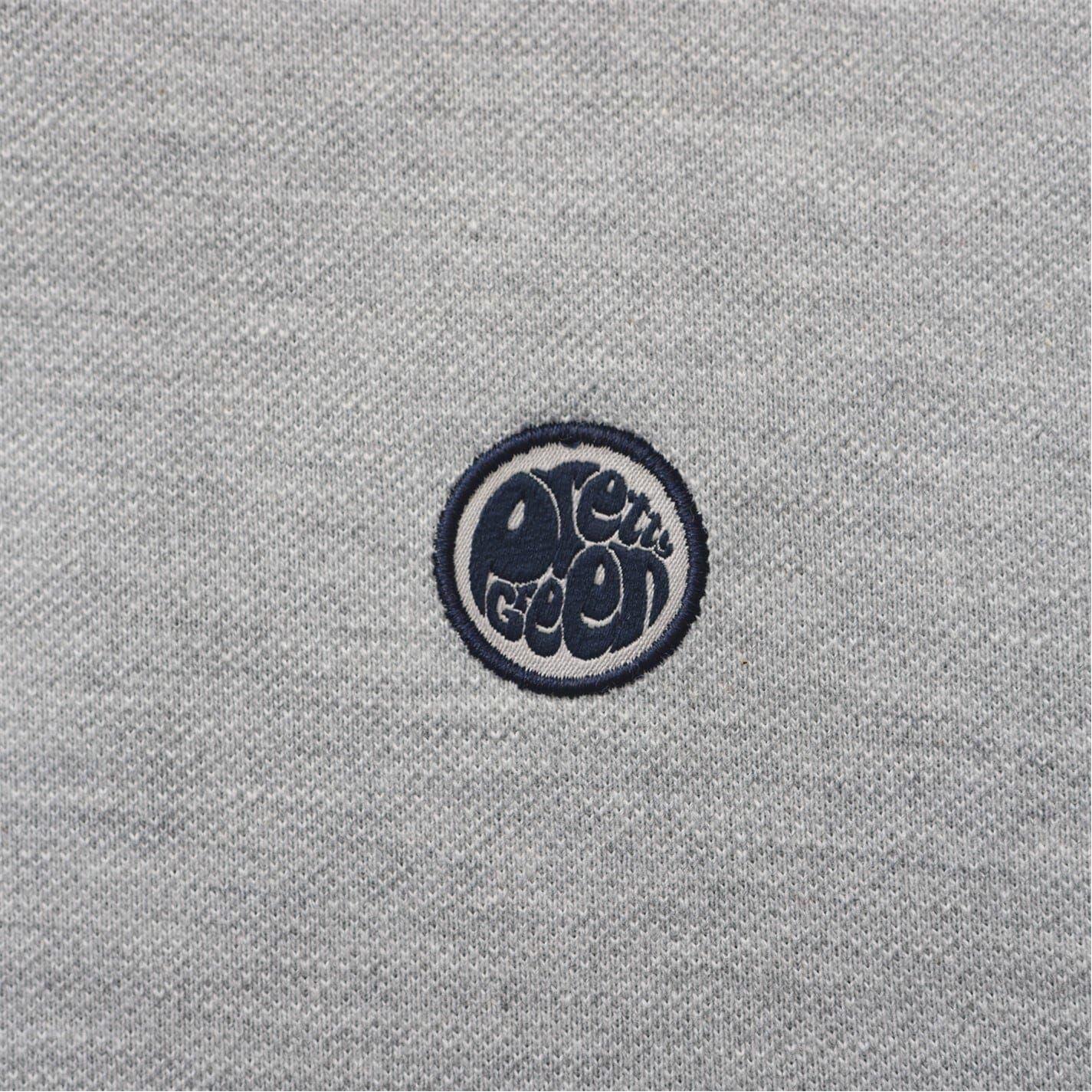 Grey Marl Marl - Lifestyle - Pretty Green Mens Barton Short-Sleeved Polo Shirt