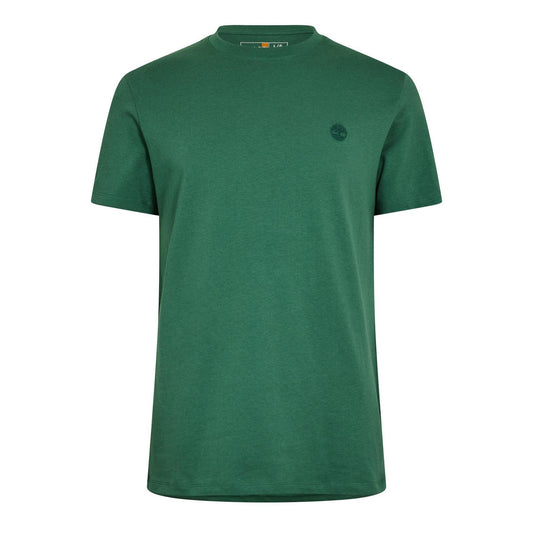 Myrtle Green - Front - Timberland Mens Dunstan River Crew Neck T-Shirt