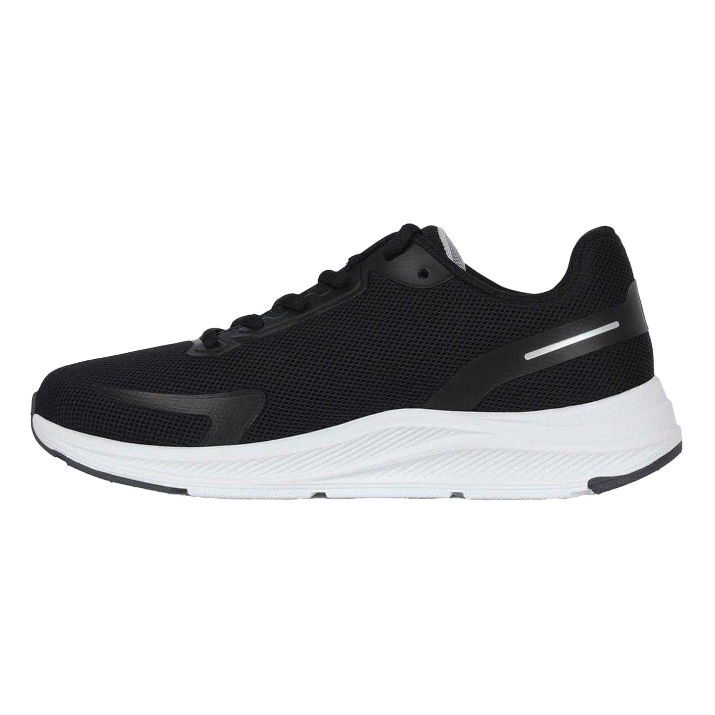 Black-White - Side - Slazenger Childrens-Kids Assent Trainers