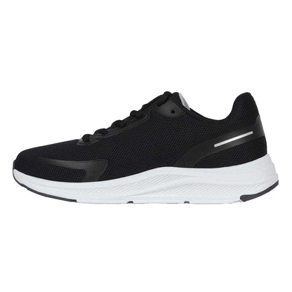 Black-White - Side - Slazenger Childrens-Kids Assent Trainers