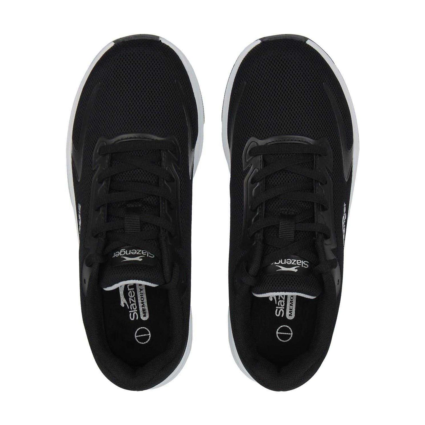 Black-White - Lifestyle - Slazenger Childrens-Kids Assent Trainers