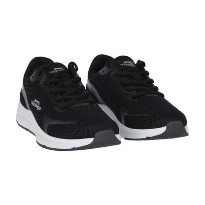 Black-White - Pack Shot - Slazenger Childrens-Kids Assent Trainers