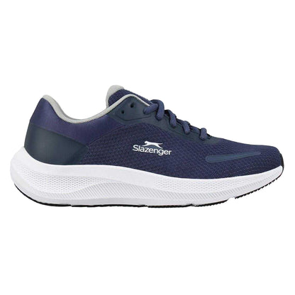 Navy-White - Front - Slazenger Childrens-Kids Assent Trainers