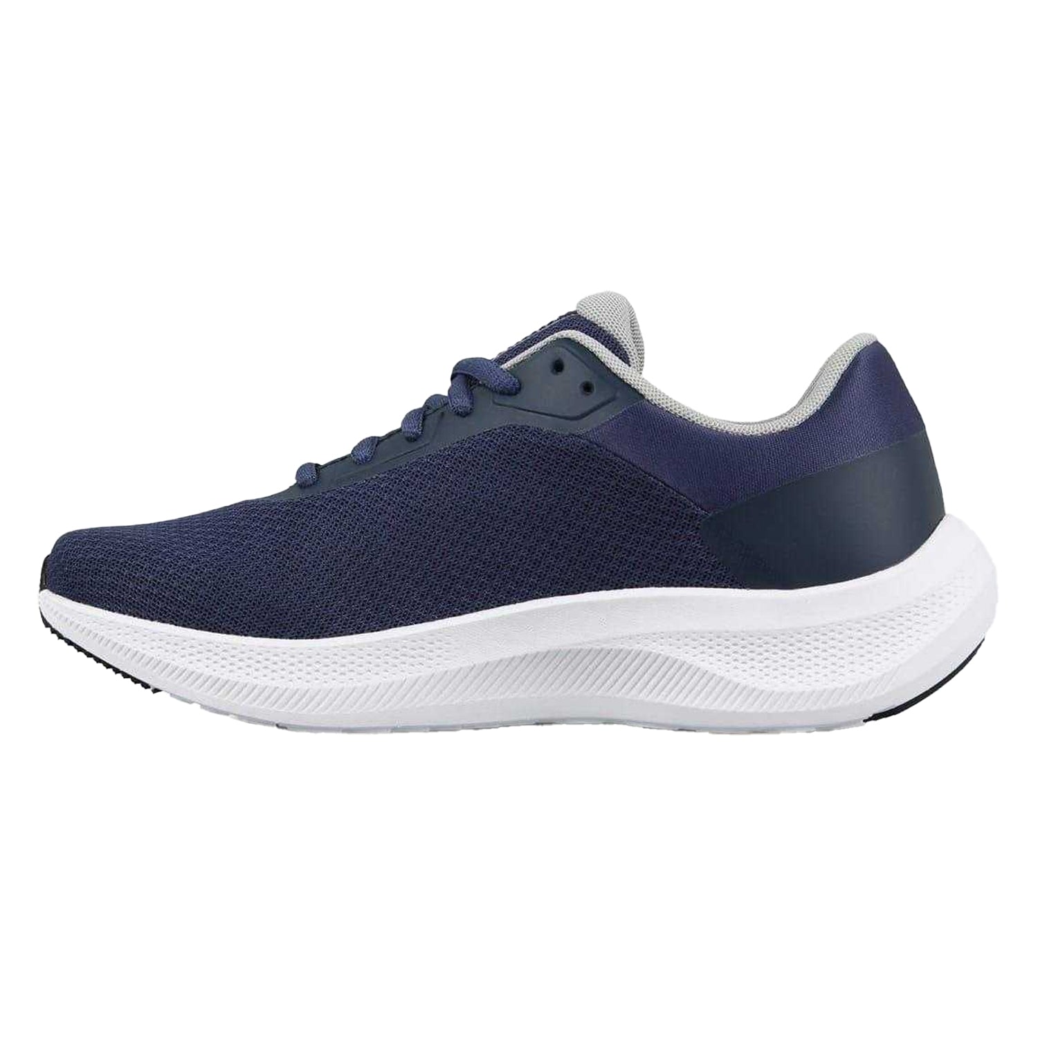 Navy-White - Back - Slazenger Childrens-Kids Assent Trainers