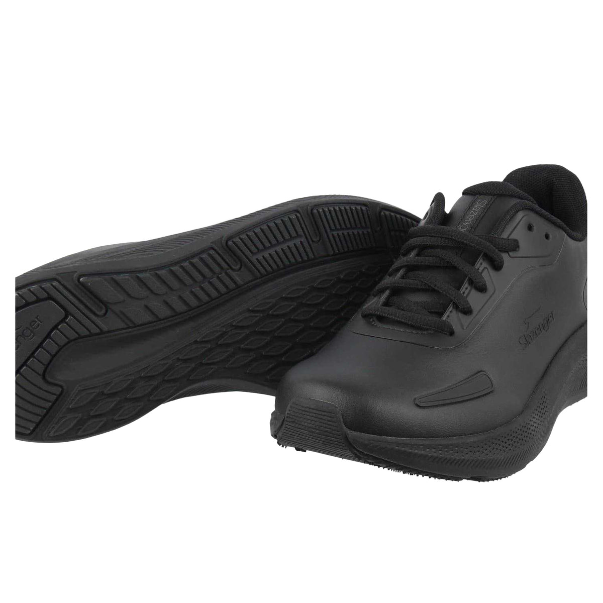 Black - Lifestyle - Slazenger Childrens-Kids Assent Trainers
