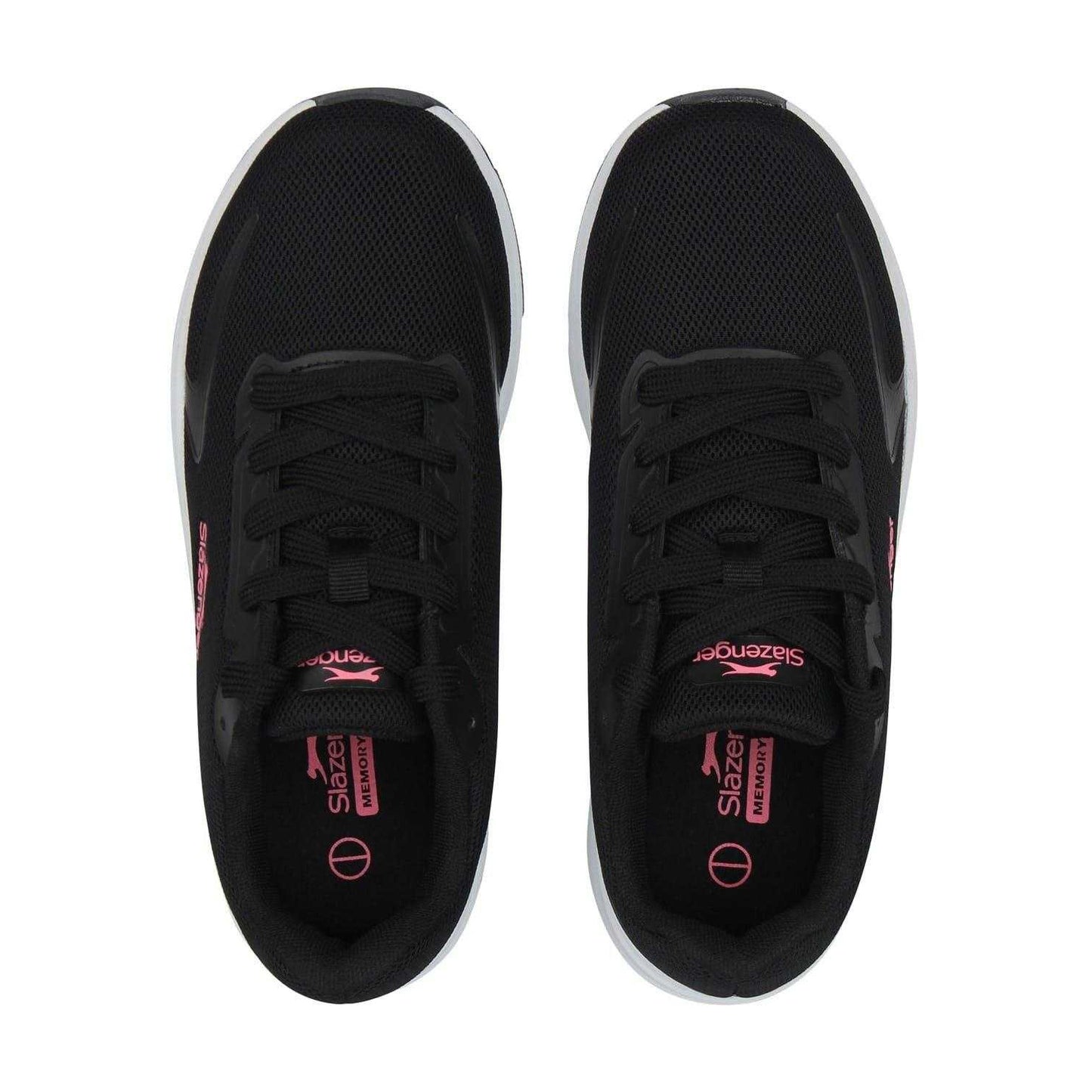 Black-Pink - Lifestyle - Slazenger Childrens-Kids Assent Trainers