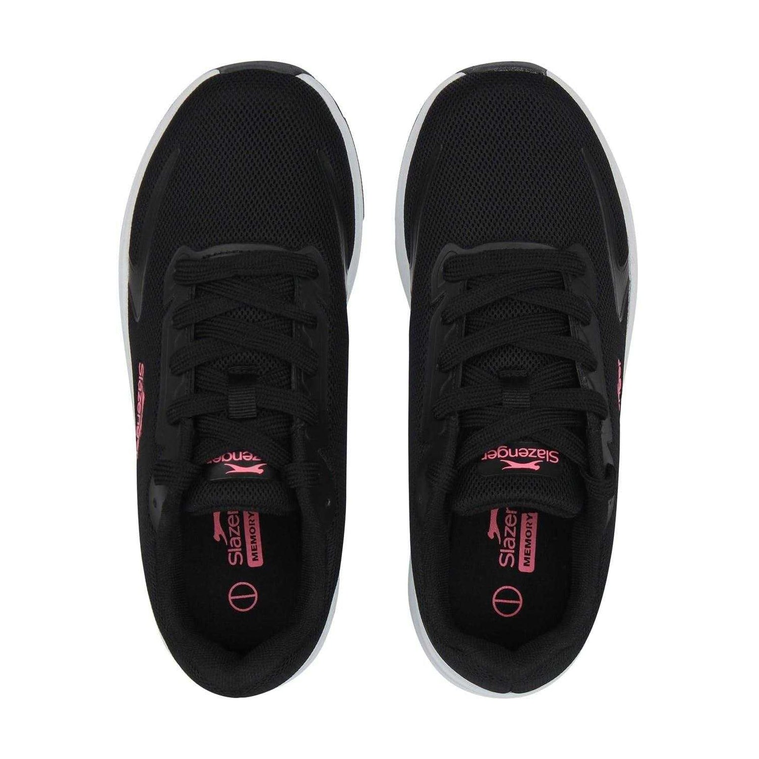 Black-Pink - Lifestyle - Slazenger Childrens-Kids Assent Trainers