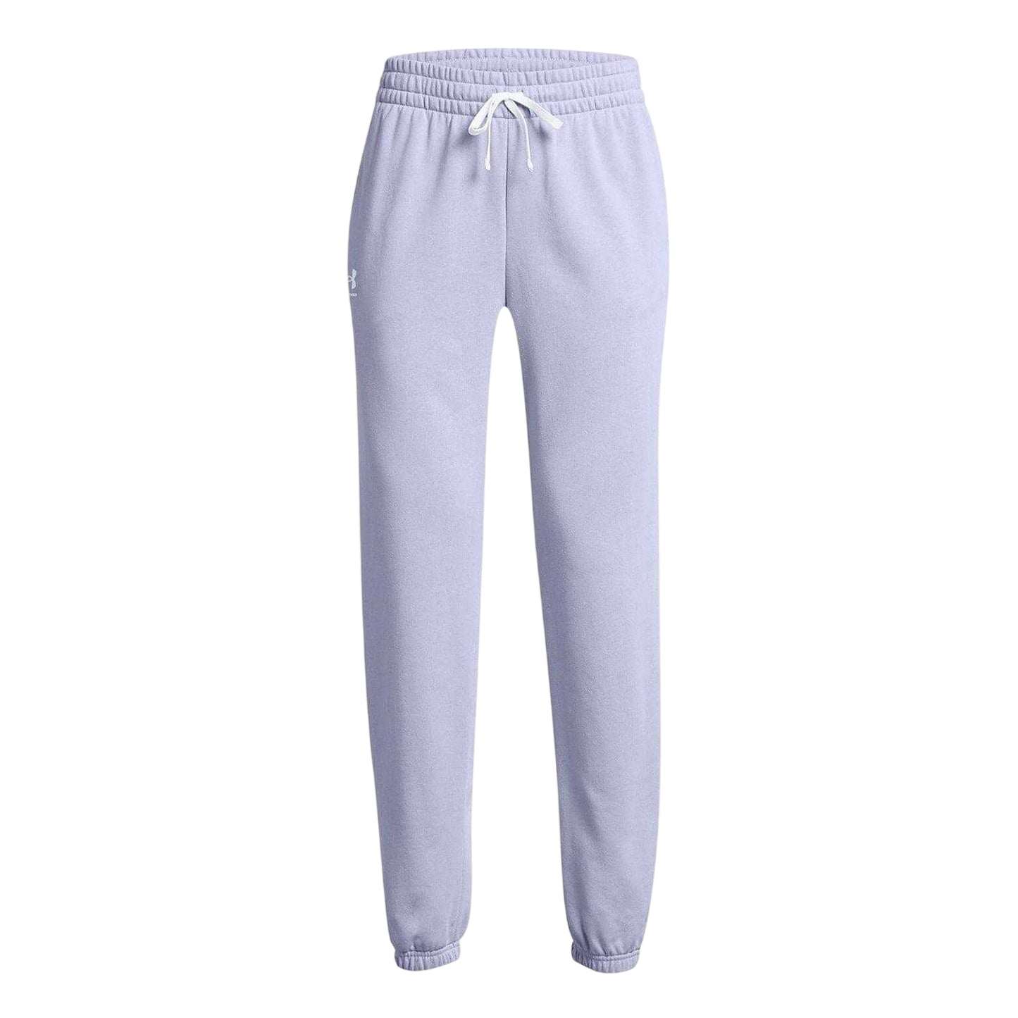 Lilac - Front - Under Armour Womens-Ladies Rival Terry Joggers