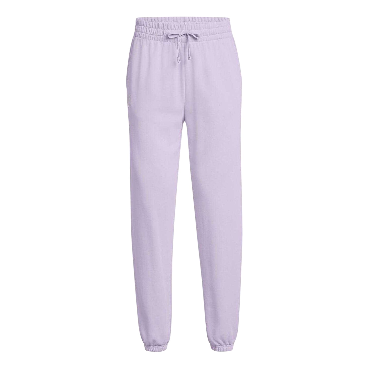 Purple - Front - Under Armour Womens-Ladies Rival Terry Joggers
