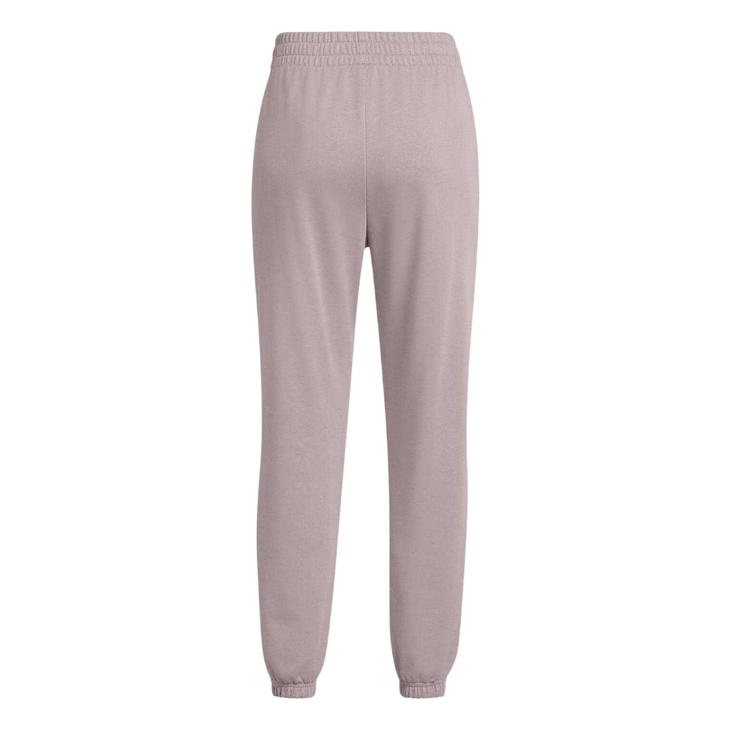 Grey - Back - Under Armour Womens-Ladies Rival Terry Joggers