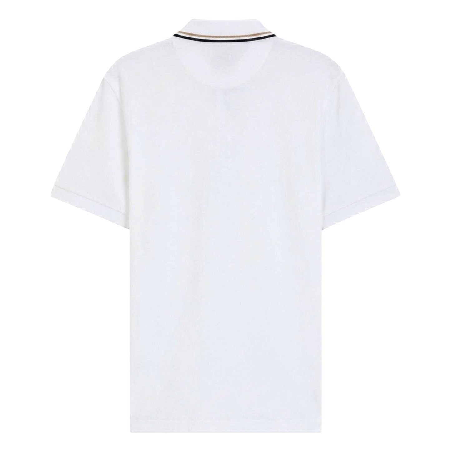 White - Back - Boss Mens Philix Quick Dry Short-Sleeved Polo Shirt