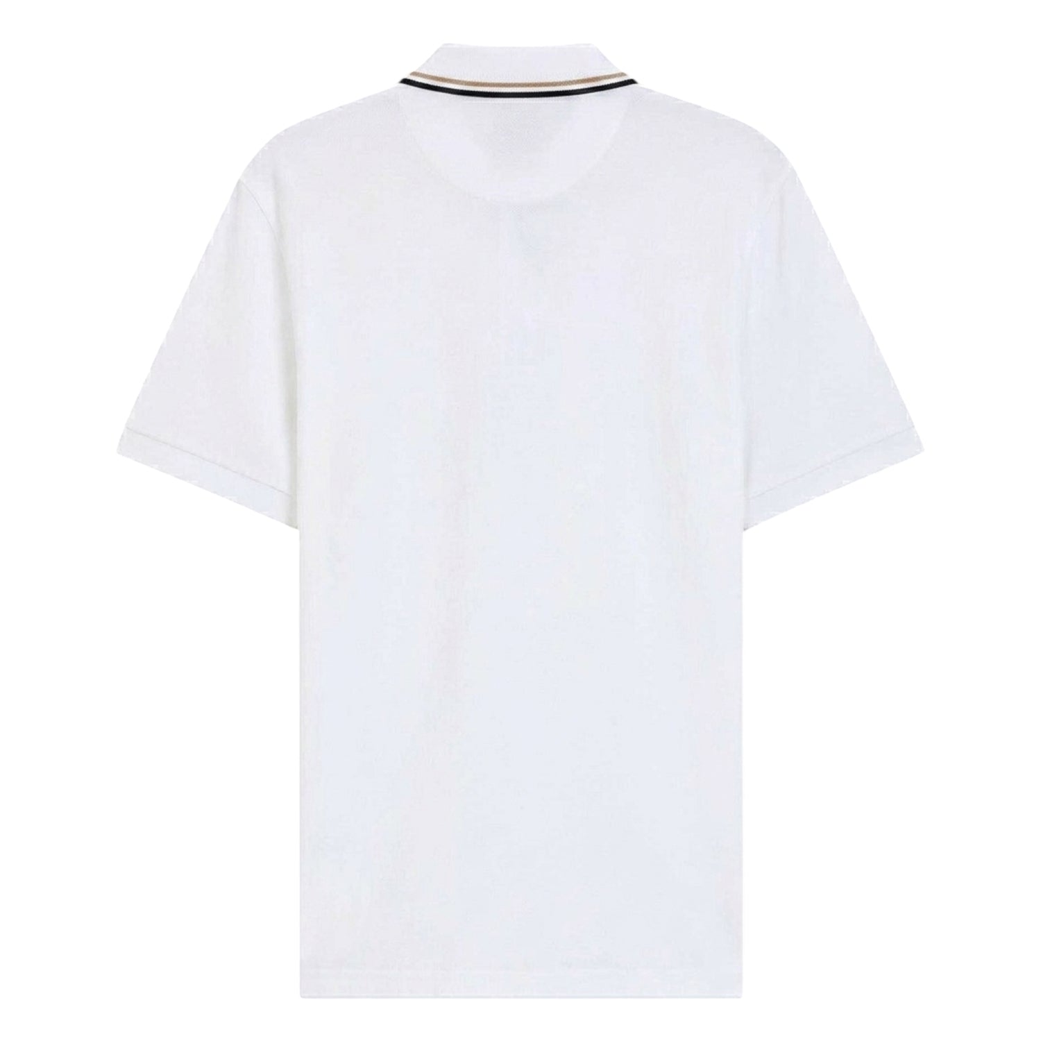 White - Back - Boss Mens Philix Quick Dry Short-Sleeved Polo Shirt