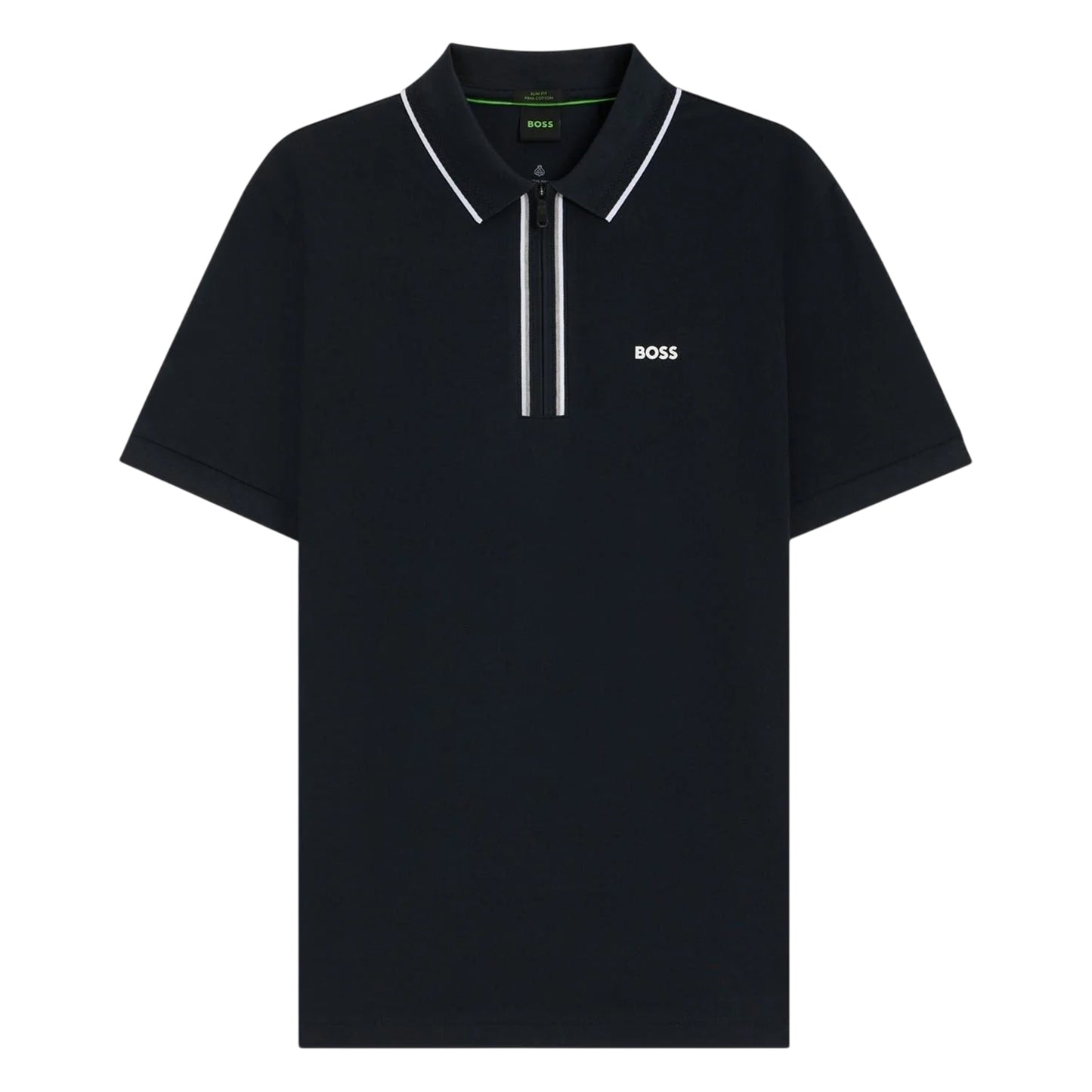 Dark Blue - Front - Boss Mens Philix Quick Dry Short-Sleeved Polo Shirt