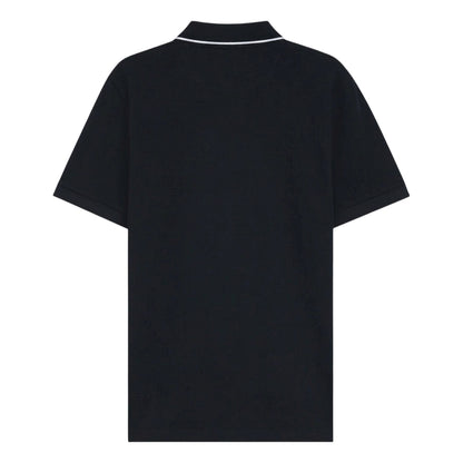 Dark Blue - Back - Boss Mens Philix Quick Dry Short-Sleeved Polo Shirt