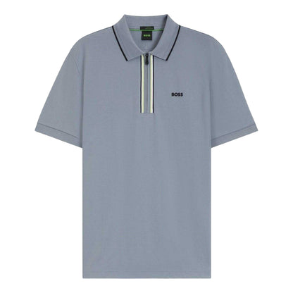 Dark Grey - Front - Boss Mens Philix Quick Dry Short-Sleeved Polo Shirt