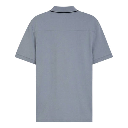 Dark Grey - Back - Boss Mens Philix Quick Dry Short-Sleeved Polo Shirt