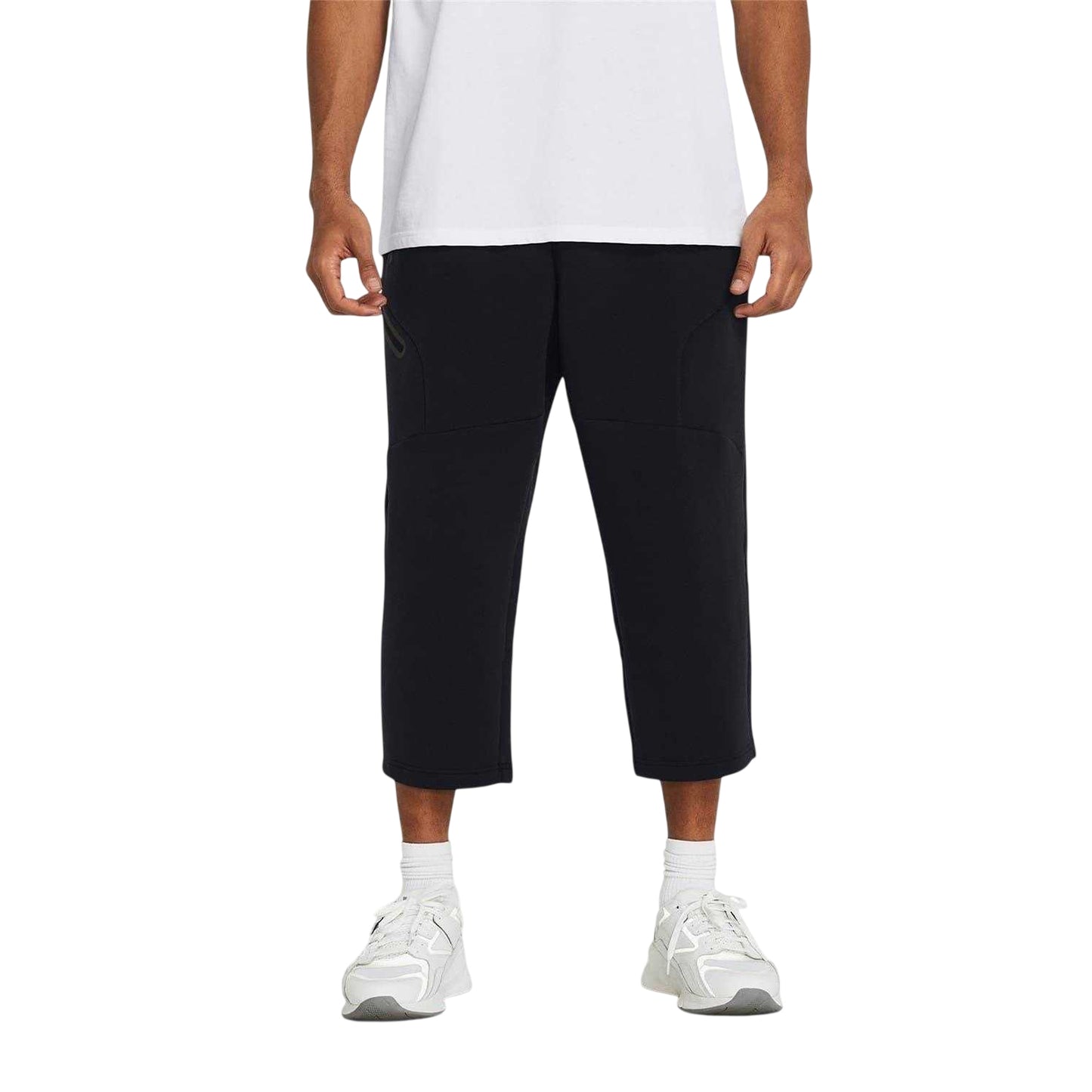 Black - Lifestyle - Under Armour Mens Fleece Plain Baggy Sweatpants
