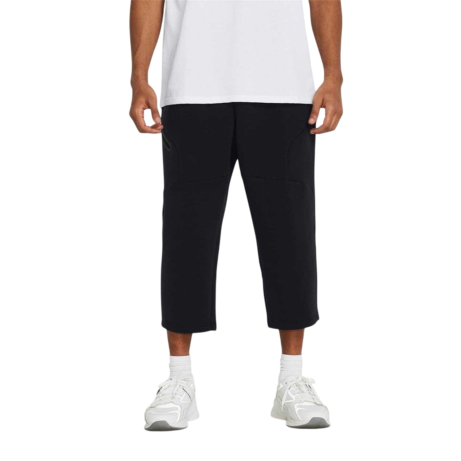 Black - Lifestyle - Under Armour Mens Fleece Plain Baggy Sweatpants