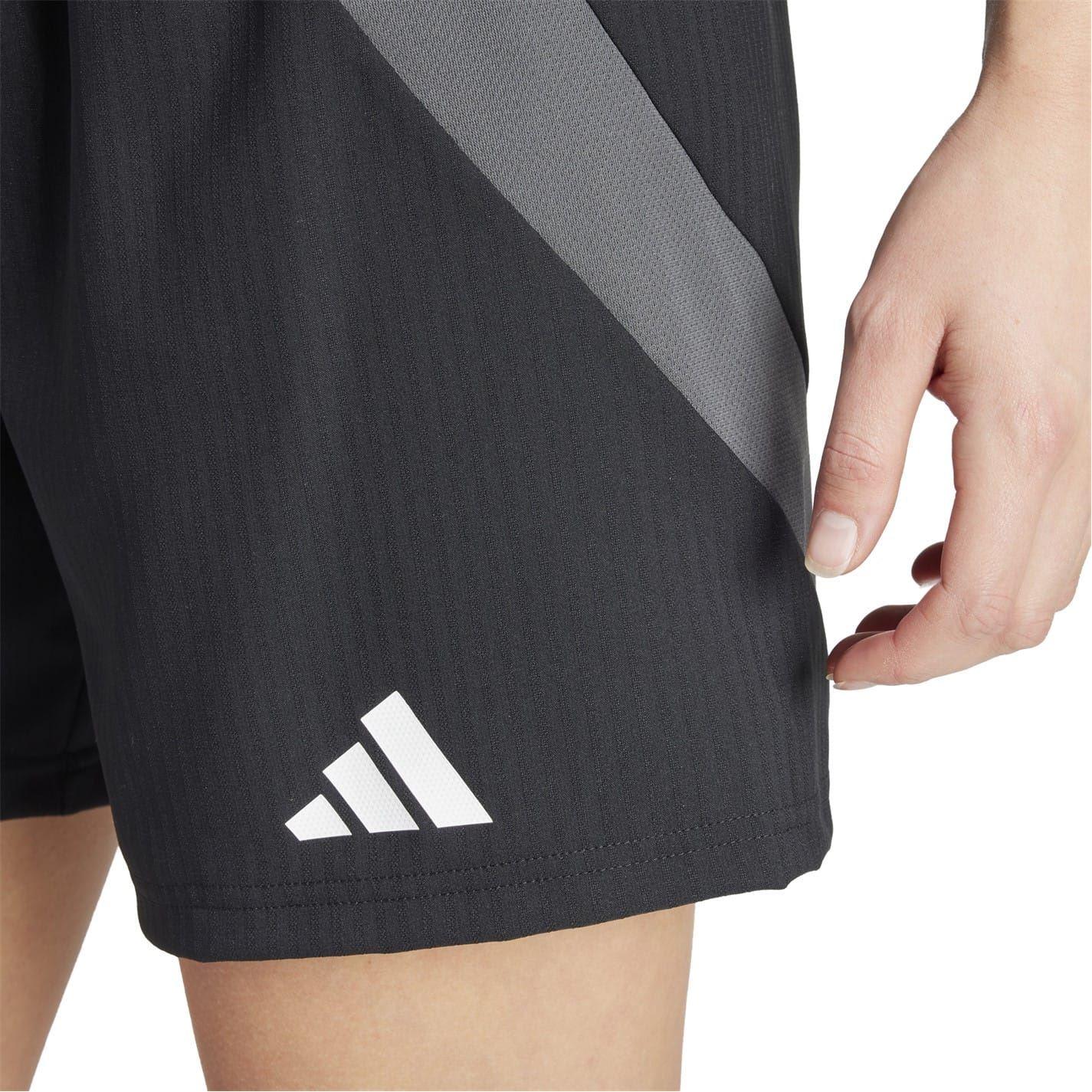 Black - Side - Adidas Womens-Ladies Tiro 24 Competition Logo Football Shorts