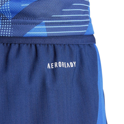 Navy Blue - Lifestyle - Adidas Womens-Ladies Tiro 24 Competition Logo Football Shorts