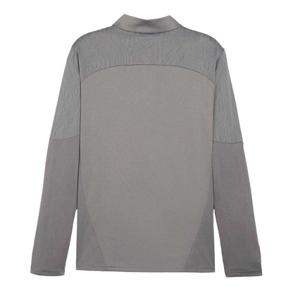 Grey - Back - Puma Mens TeamFinal Quarter Zip Training Track Top