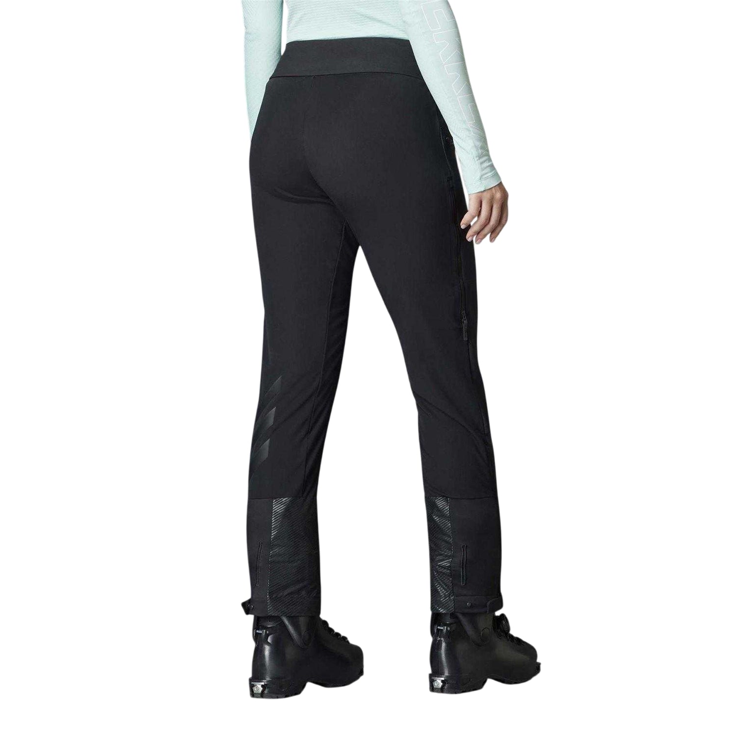 Black - Back - Adidas Womens-Ladies Xperior Fast Contrast Panel Ski Trousers