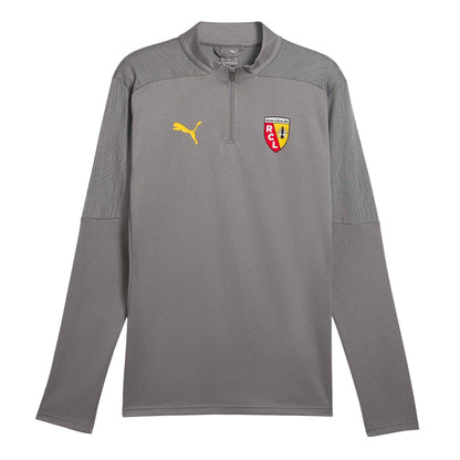 Grey - Front - Puma Mens RC Lens Quarter Zip Training Track Top