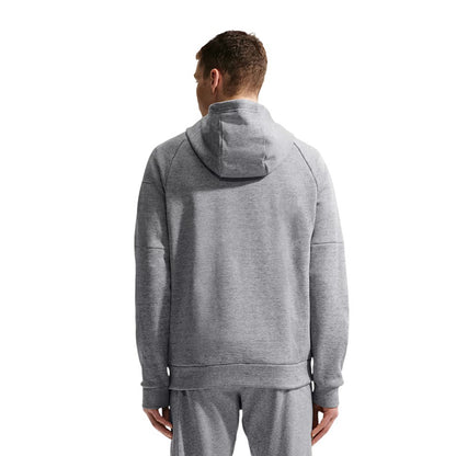 Grey - Back - Nike Mens Dri-FIT Training Full Zip Hoodie